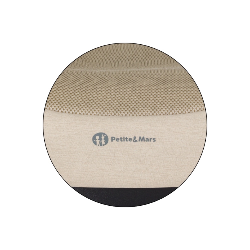 PETITE&MARS - Bälteskudde OPTIMUS PRO i-Size Air 125-150 cm (22-36 kg) beige