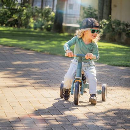 PETITE&MARS - Barntrike 5-i-1 TURBO PLUS Mistgrön