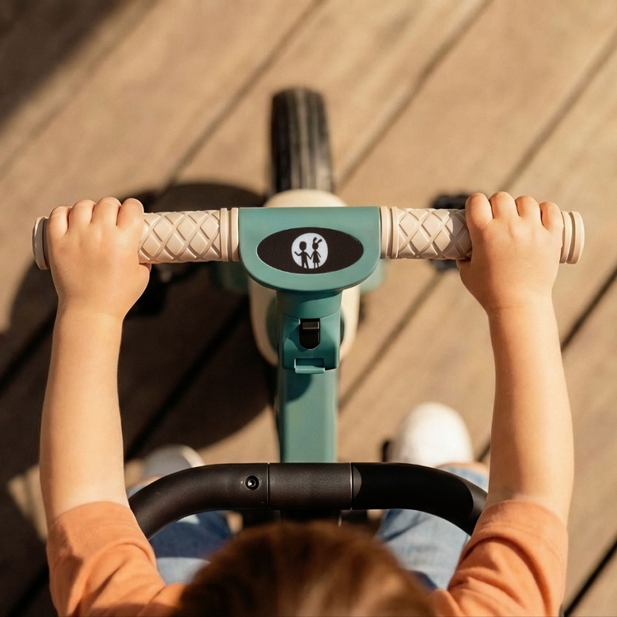 PETITE&MARS - Barntrike 5-i-1 TURBO PLUS Mistgrön