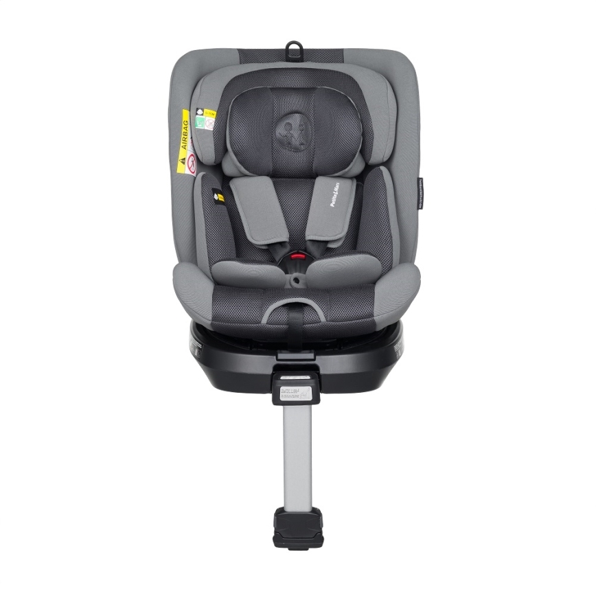 PETITE&MARS - Bilbarnstol TWISTGUARD PRO i-Storlek 40-150 cm (0-36 kg) grå