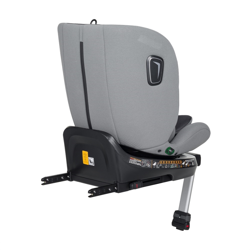 PETITE&MARS - Bilbarnstol TWISTGUARD PRO i-Storlek 40-150 cm (0-36 kg) grå