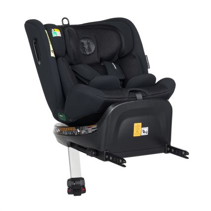 PETITE&MARS - Bilbarnstol TWISTGUARD PRO i-Storlek 40-150 cm (0-36 kg) svart