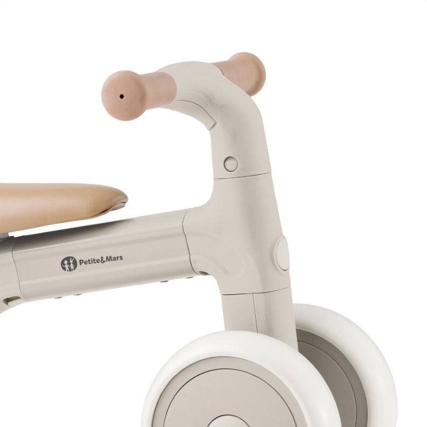 PETITE&MARS - BINGO 3 i 1 trehjuling för barn, elfenbensvit
