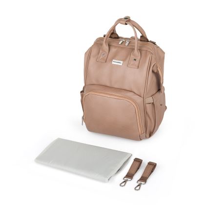 PETITE&MARS - Bytväska för sittvagn JASPER brun