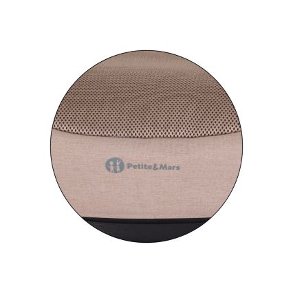 PETITE&MARS - Bälteskudde OPTIMUS PRO i-Size Air 125-150 cm (22-36 kg) brun