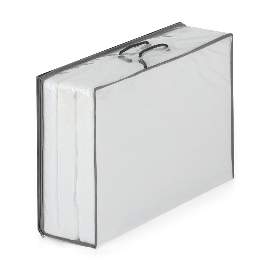 PETITE&MARS - Hopfällbar resmadrass FOLDIE 120x60 cm vit