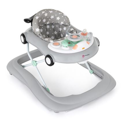 PETITE&MARS - Lära gå stol med musik CABRIO grå