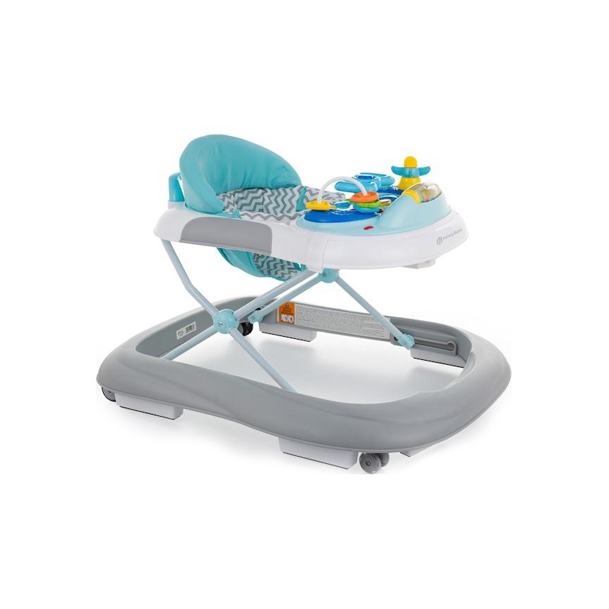 PETITE&MARS - Lära gå stol med musik MONTY blå