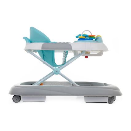 PETITE&MARS - Lära gå stol med musik MONTY blå