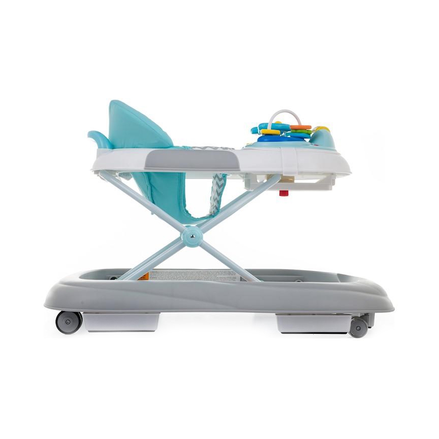 PETITE&MARS - Lära gå stol med musik MONTY blå