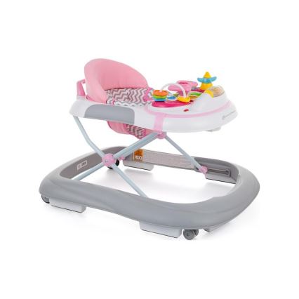 PETITE&MARS - Lära gå stol med musik MONTY rosa