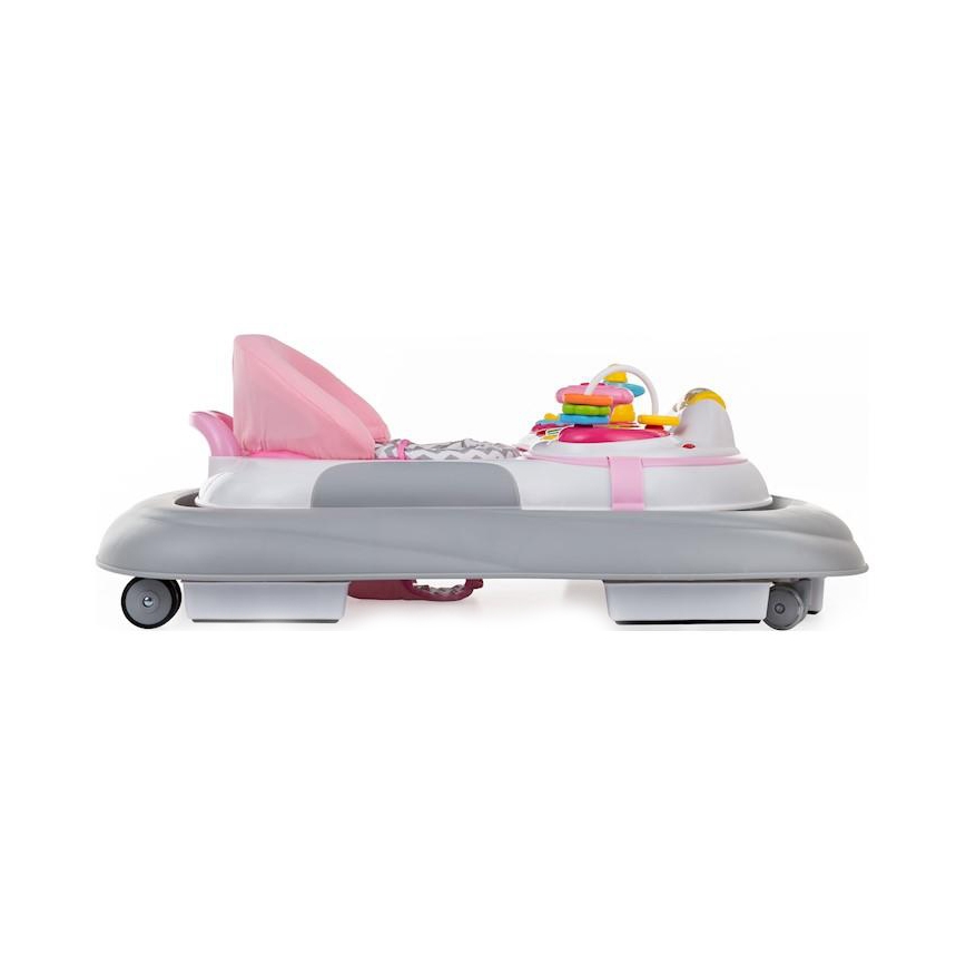 PETITE&MARS - Lära gå stol med musik MONTY rosa