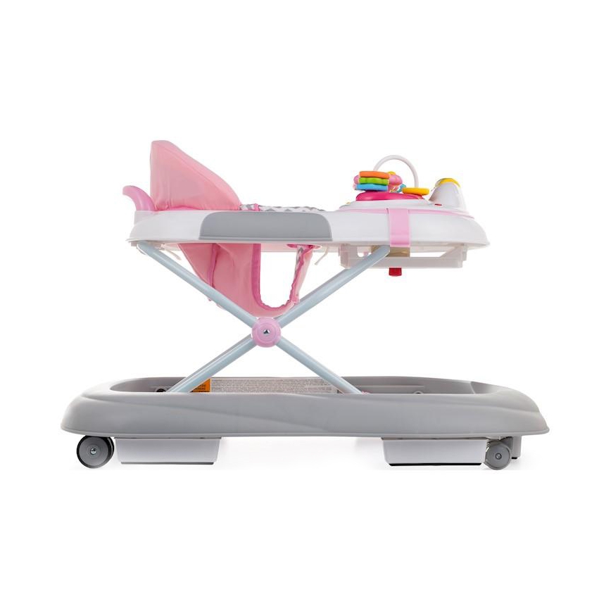 PETITE&MARS - Lära gå stol med musik MONTY rosa