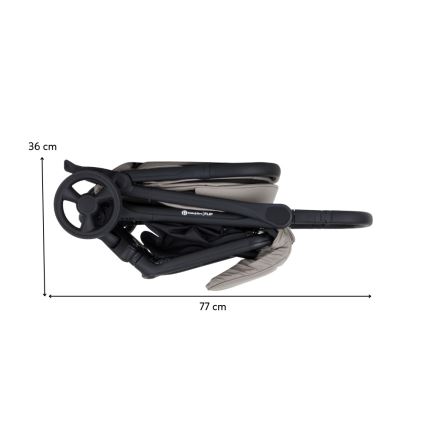 PETITE&MARS - Sportvagn FLIP Platinagrå