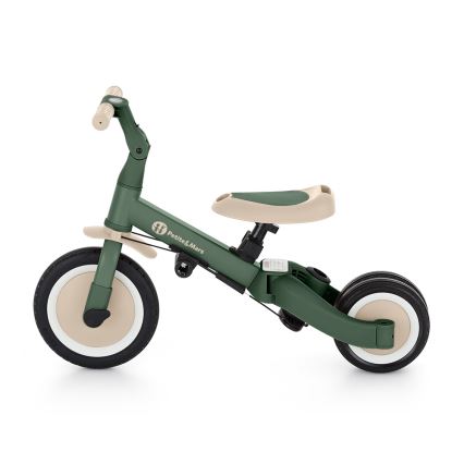PETITE&MARS - Trehjuling för barn 5-i-1 TURBO PLUS Misty Green