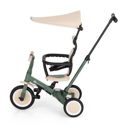 PETITE&MARS - Trehjuling för barn 5-i-1 TURBO PLUS Misty Green