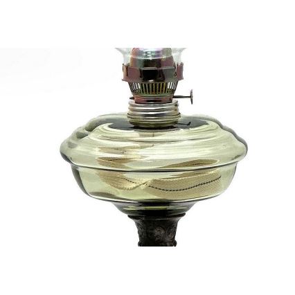 Petroleumslampa BOHUMILA 54 cm skogsgrön