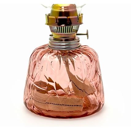 Petroleumslampa POLY 38 cm koppar