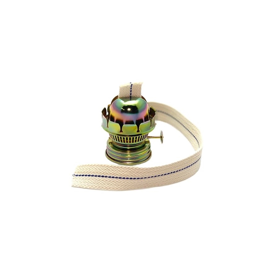 Petroleumslampa POLY 38 cm rökfärgad