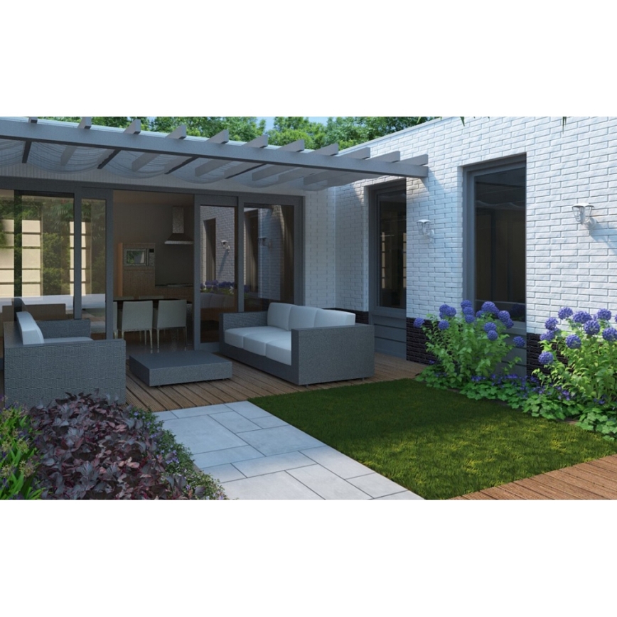 Philips 15388/31/16 - Utomhus Väggbelysning med sensor MYGARDEN CREEK 1xE27/60W