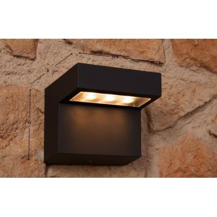 Philips 16320/93/16 - LED Utomhus Väggbelysning MYGARDEN RIVERSIDE 1xLED/7,5W