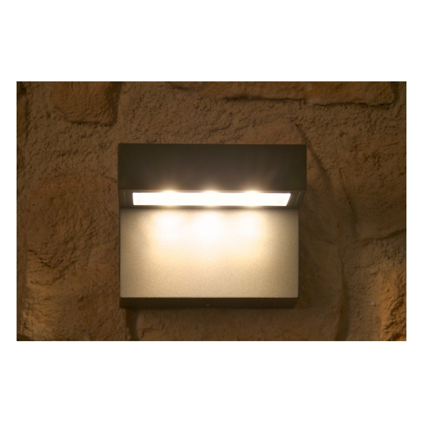Philips 16320/93/16 - LED Utomhus Väggbelysning MYGARDEN RIVERSIDE 1xLED/7,5W