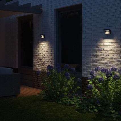 Philips 16320/93/16 - LED Utomhus Väggbelysning MYGARDEN RIVERSIDE 1xLED/7,5W