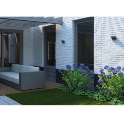 Philips 16320/93/16 - LED Utomhus Väggbelysning MYGARDEN RIVERSIDE 1xLED/7,5W