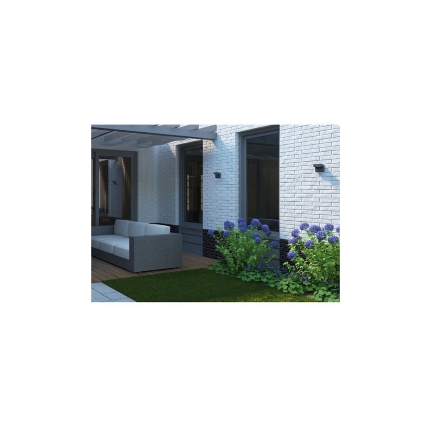 Philips 16320/93/16 - LED Utomhus Väggbelysning MYGARDEN RIVERSIDE 1xLED/7,5W