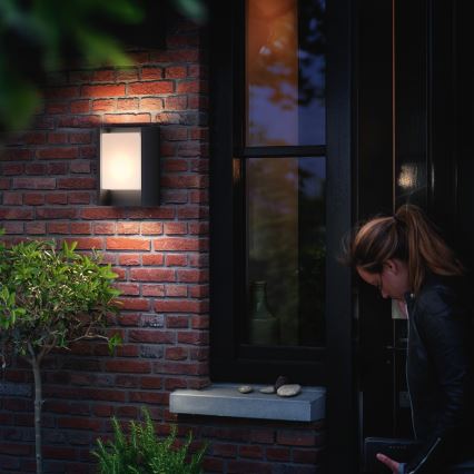 Philips - LED vägglampa för utomhusbruk LED/6W/230V 2700K IP44