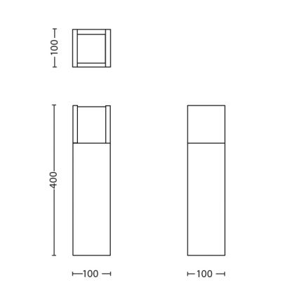 Philips - LED-lampa för utomhusbruk LED/6W/230V 2700K IP44