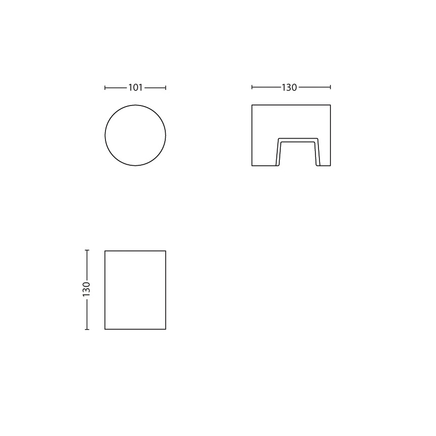 Philips - LED utomhusarmatur LED/6W/230V IP44