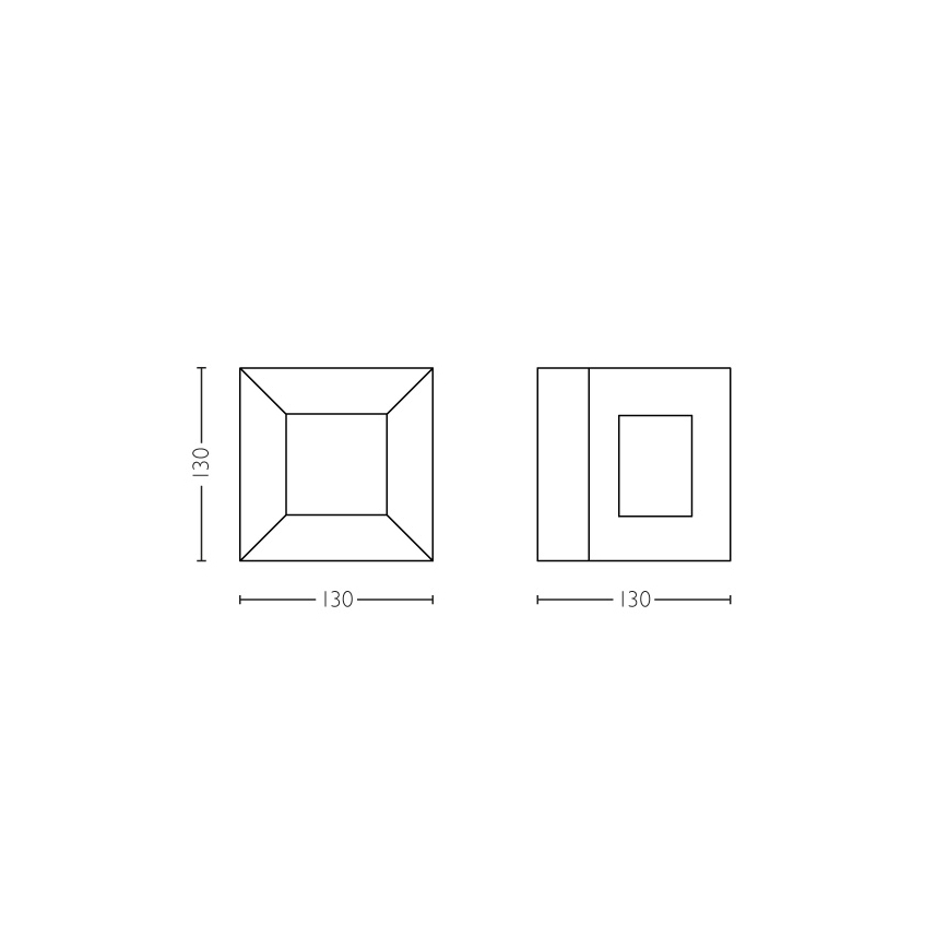 Philips 16480/30/P0 - LED utomhus Väggbelysning MYGARDEN PARTERRE LED/8W IP44