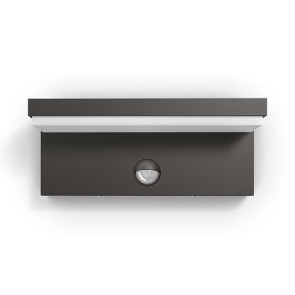 Philips - LED Utomhus vägglampa med sensor 2xLED/4,5W/230V 2700K IP44