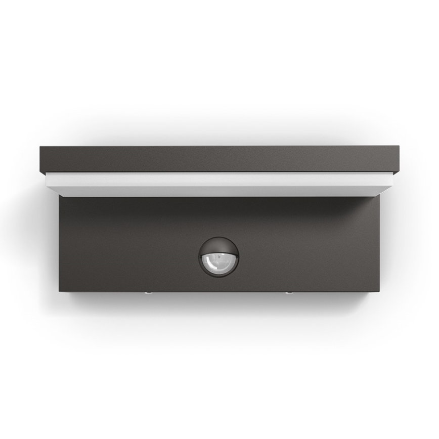 Philips - LED Utomhus vägglampa med sensor 2xLED/4,5W/230V 4000K IP44