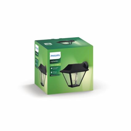 Philips 16495/30/PN - Utomhus Väggbelysning MYGARDEN ALPENGLOW E27/60W/230V