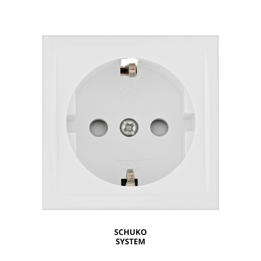 Philips 17108/47/16 - Kolumn med eluttag för utomhusbruk MYGARDEN ROCK 230V IP44 SCHUKO