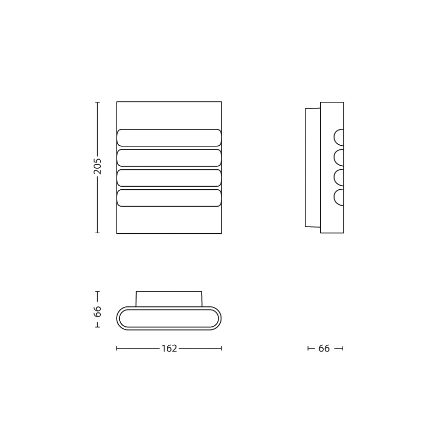 Philips 17273/47/16 - LED Utomhusbelysning MYGARDEN RACCOON LED/3W IP44