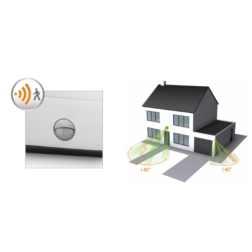 Philips - LED-utomhusbelysning med sensor LED/3W IP44