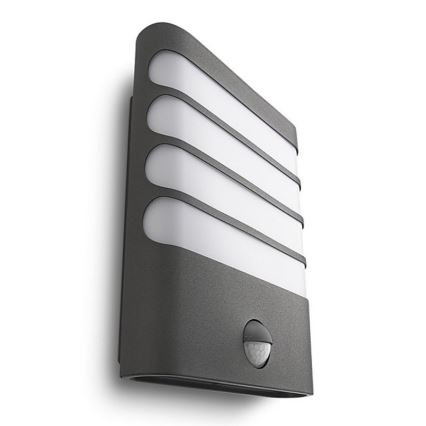 Philips - LED utomhusvägglampa med sensor LED/3W/230V IP44