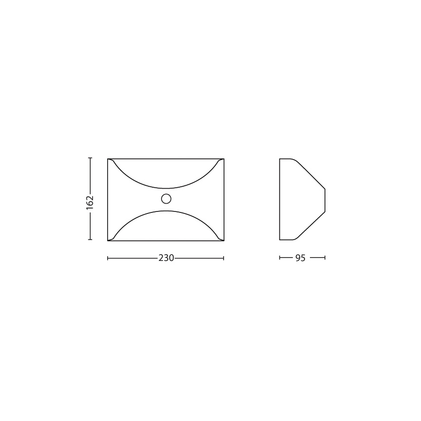 Philips - Utomhus sensorlampa 1xLED/6W/230V IP44