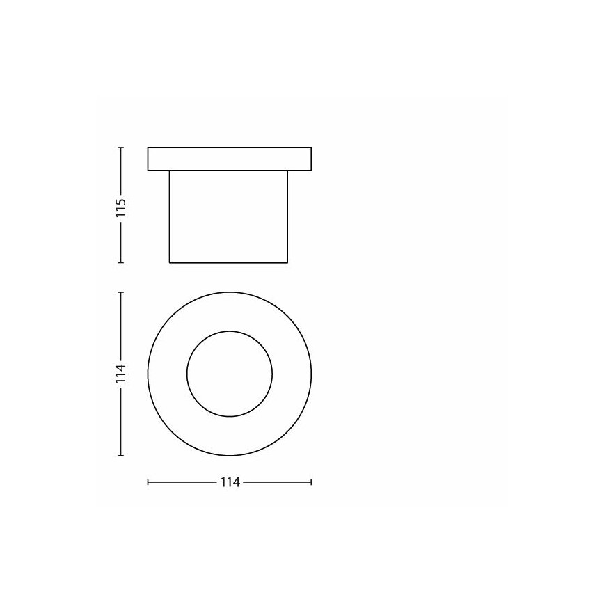 Philips - LED utomhusbelysning för infart 1xLED/3W/230V