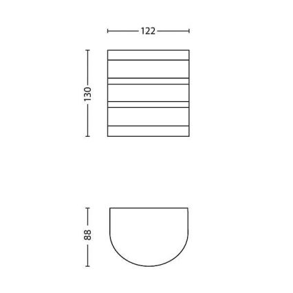 Philips - LED utomhusbelysning LED/3W/230V IP44