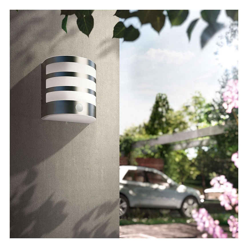 Philips - LED utomhus vägglampa med sensor 1xLED/3W IP44