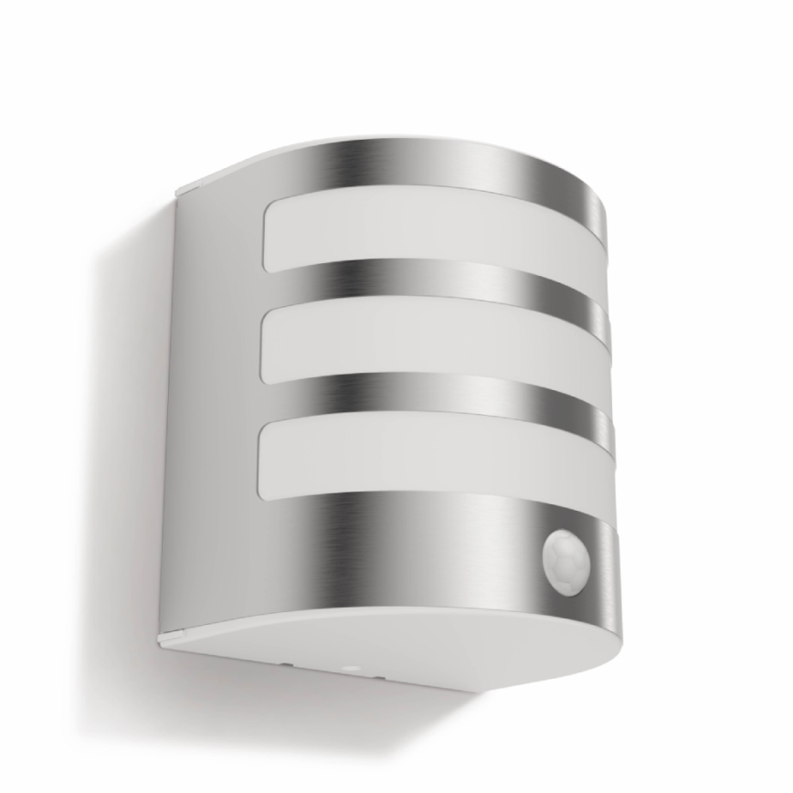 Philips - LED utomhusvägglampa med sensor LED/3W IP44