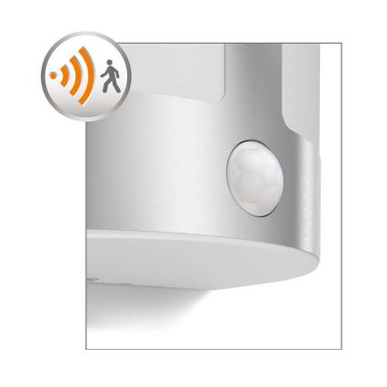 Philips 17316/47/16 - LED utomhus Väggbelysning med sensor PARROT 1xLED/3.5W