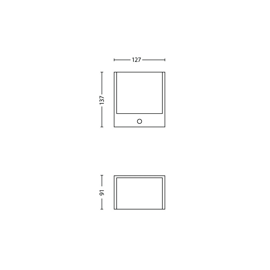 Philips - LED utomhusarmatur med rörelsesensor LED/3,5W IP44