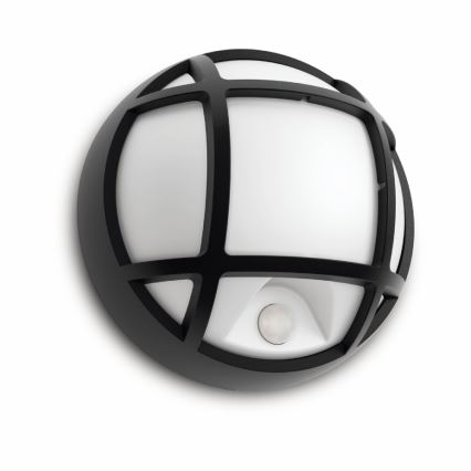 Philips 17319/30/16 - LED utomhus Väggbelysning med sensor EAGLE 1xLED/3W
