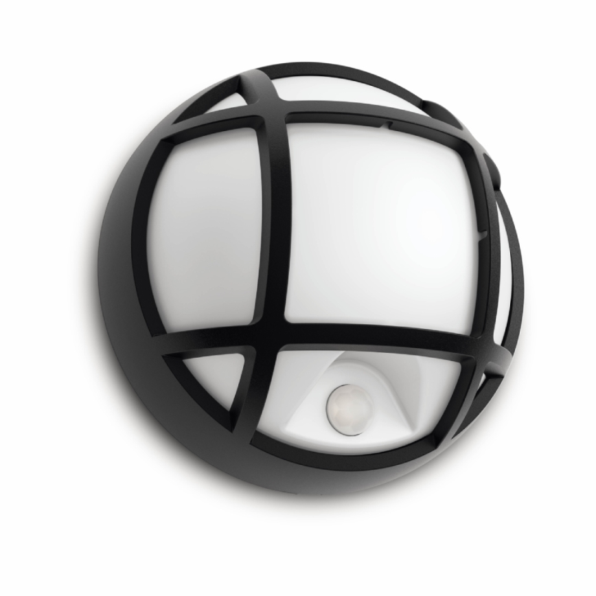 Philips 17319/30/16 - LED utomhus Väggbelysning med sensor EAGLE 1xLED/3W