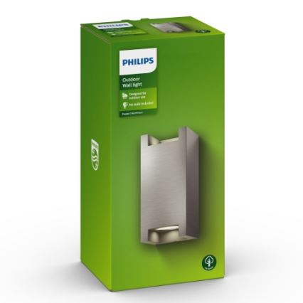 Philips 17339/48/PN - Utomhus Väggbelysning MYGARDEN TROWEL 2xGU10/5W